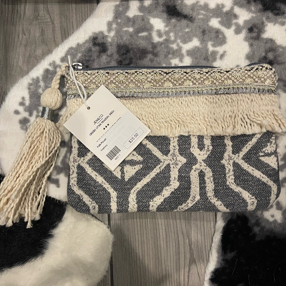 Jen & Co. Faith Pouch